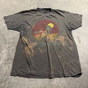 Lion King Hakuna Matata Faded Sunset Taupe Graphic Tee Sz L Disney Classic